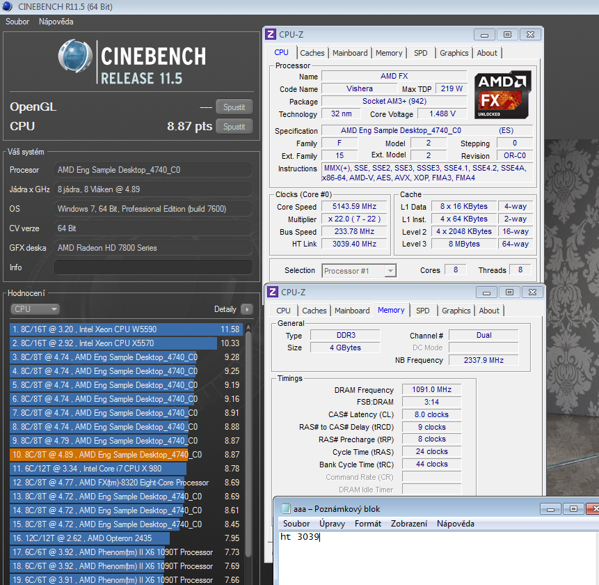 Taktování AMD FX Vishera – dosáhli jsme až na 5833 MHz