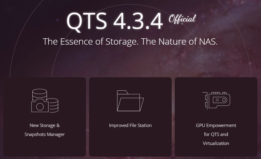 Systém QNAP QTS 4.3.4 je tady! Přináší spoustu novinek
