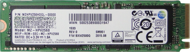 Samsung SM951 256GB: Nejrychlejší M.2 SSD disk na trhu 