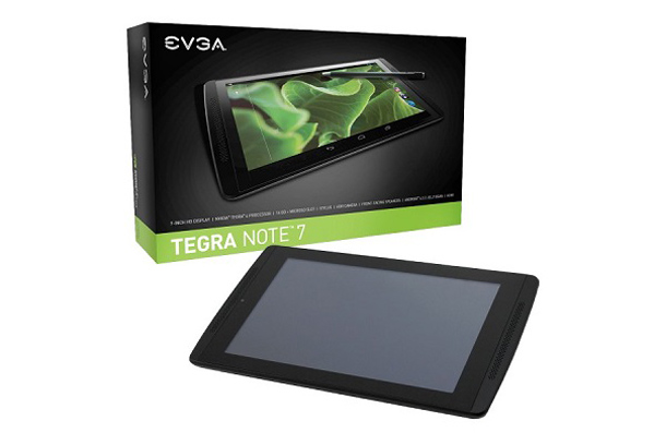 EVGA Tegra Note 7 tablet bude v Evropě k dostání od 15. ledna