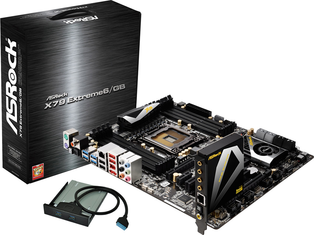 ASRock X79 Extreme6/GB: 8 paměťových slotů pro Sandy Bridge-E