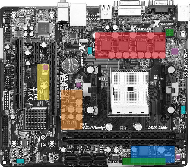 Duel levných microATX základních desek s čipsetem A55