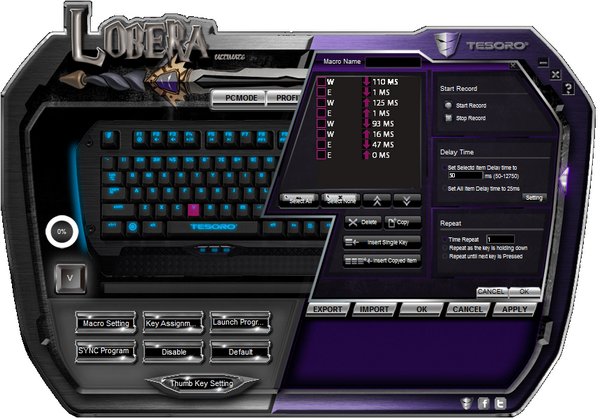 Alternativa mechanik Tesoro Lobera vs. Durandal s Cherry MX