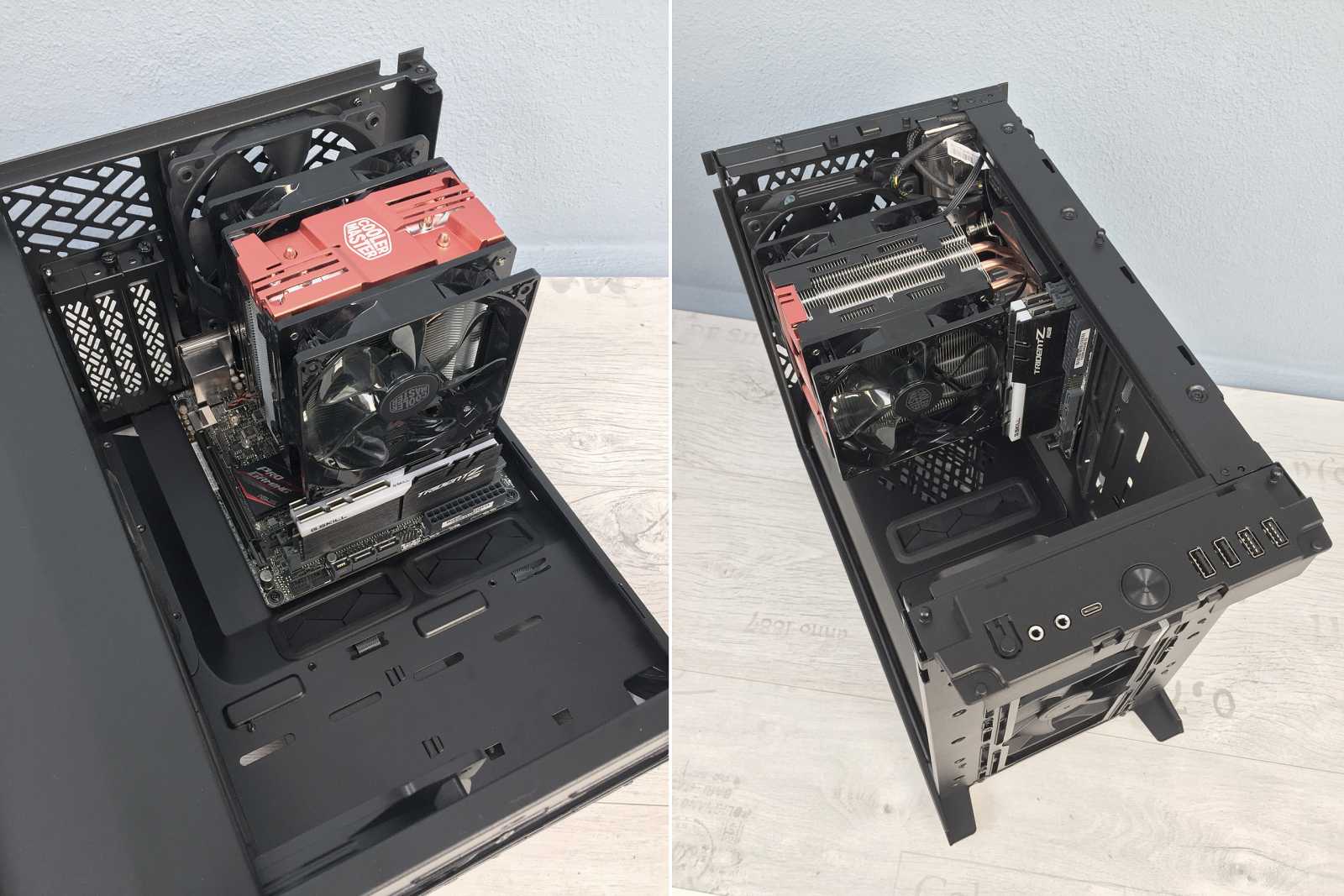 Test skříní Fractal Design Meshify 2 Mini a Define 7 Nano