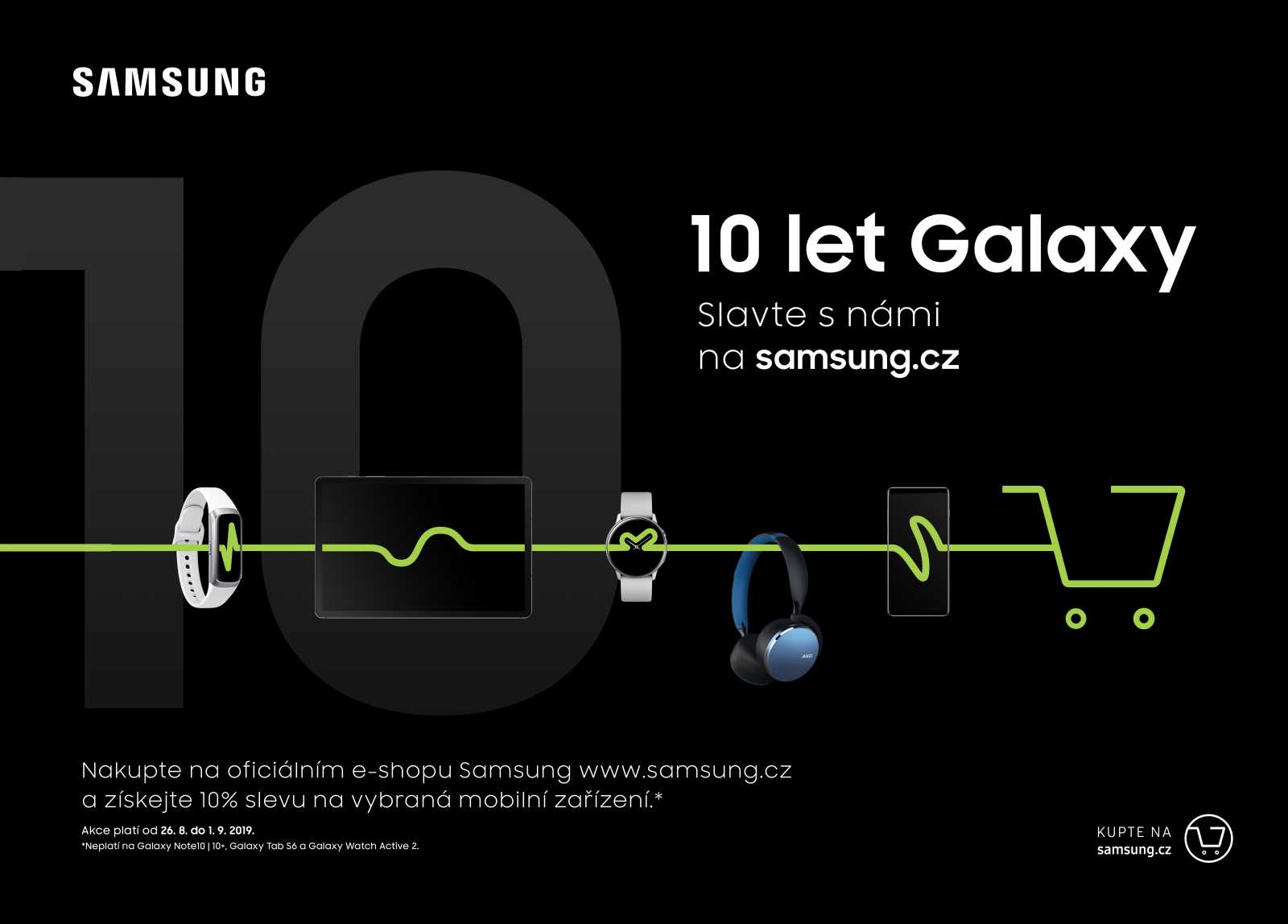  Samsung spouští u příležitosti deseti let Galaxy akci na svém e-shopu