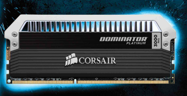 Corsair uvede DDR3 paměti Dominator Platinum s frekvencí 3000 MHz