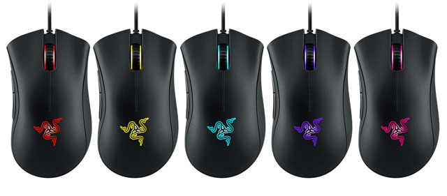 Razer DeathAdder Chroma: nová herní myš optickým snímačem s rozlišením až 10 000 DPI 