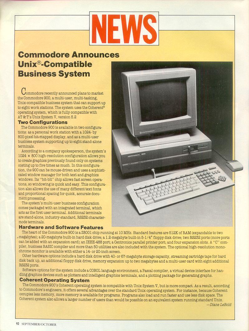 zdroj: Commodore Microcomputers, Sep/Oct 1985, courtesy Anthony Beckett via The Secret Weapons of Commodore