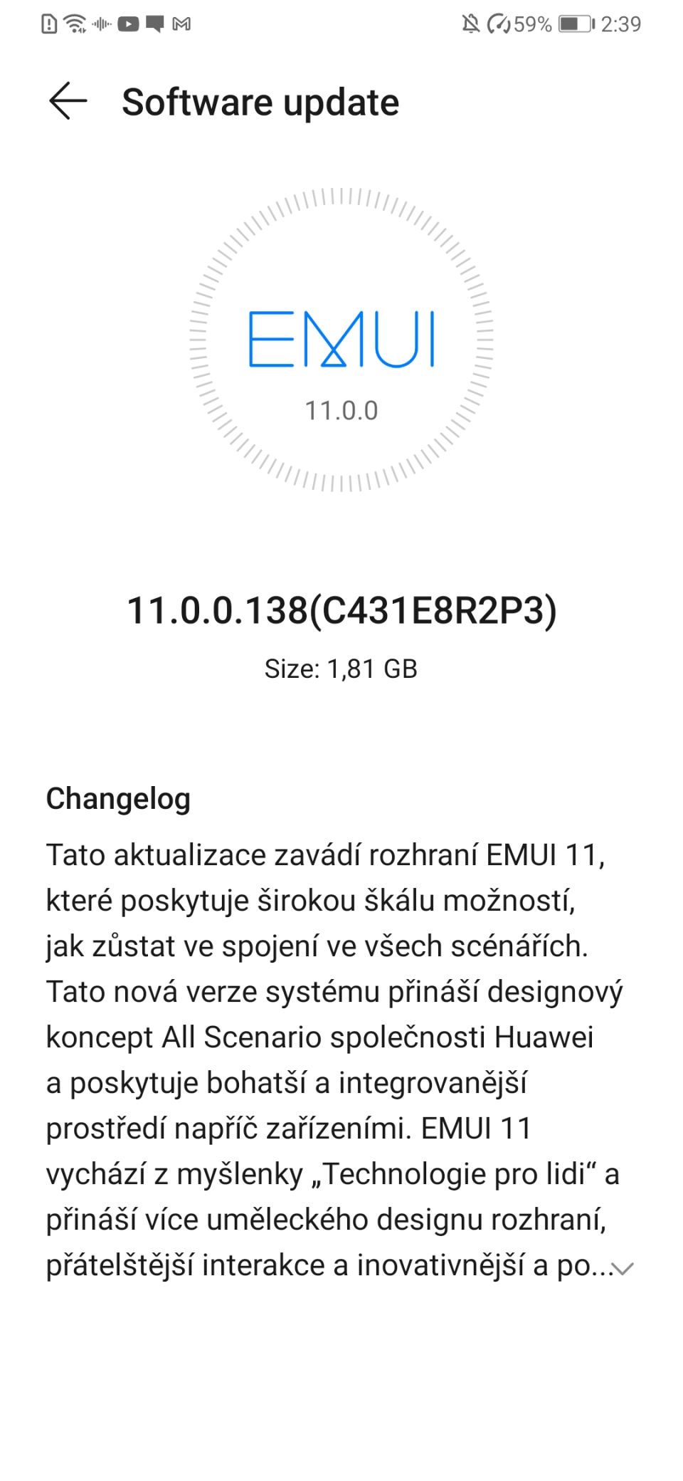 Huawei P30 a P30 Pro v Česku získávají nadstavbu EMUI 11