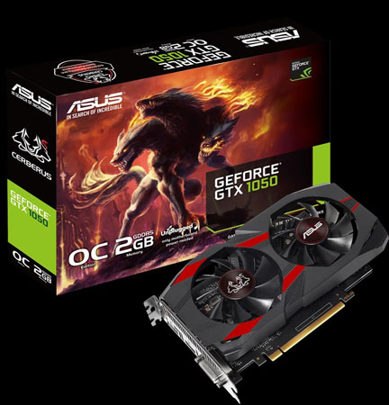 Asus přichází s GeForce GTX 1050 a GTX 1050 Ti ze série Cerberus