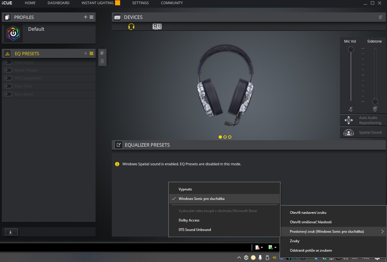 Corsair HS60 Haptic nabízí vyvážený zvuk s haptickou odezvou 