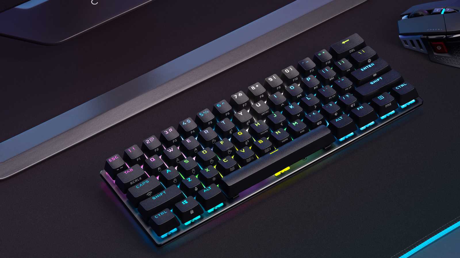 Corsair K70 Pro přichází v malé 60% verzi, ideální společník na LANky