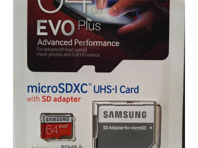 Samsung 64 GB Evo Plus