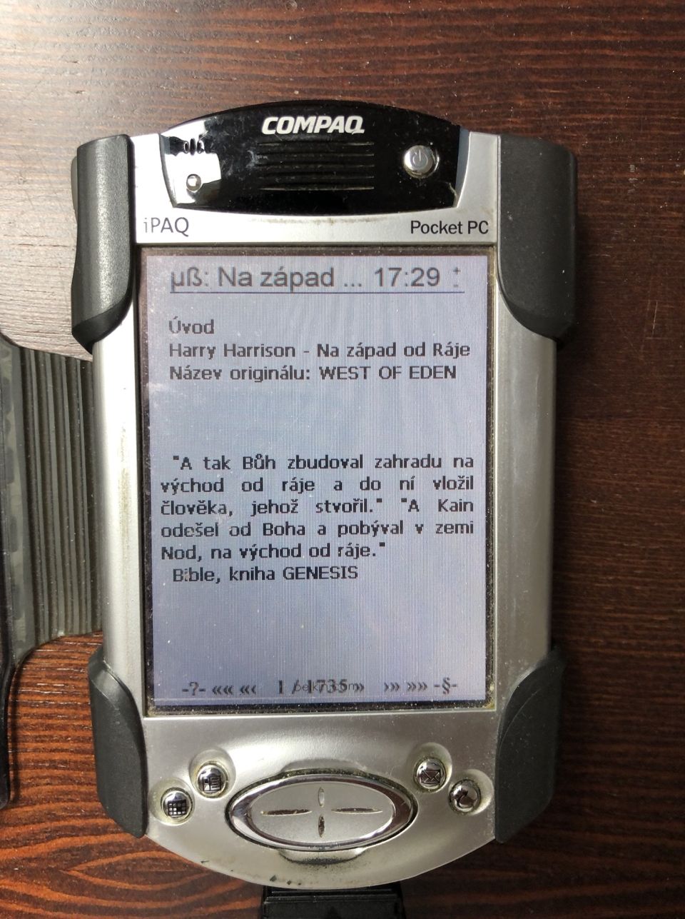 Vzpomínka na PDA Compaq iPAQ 3970