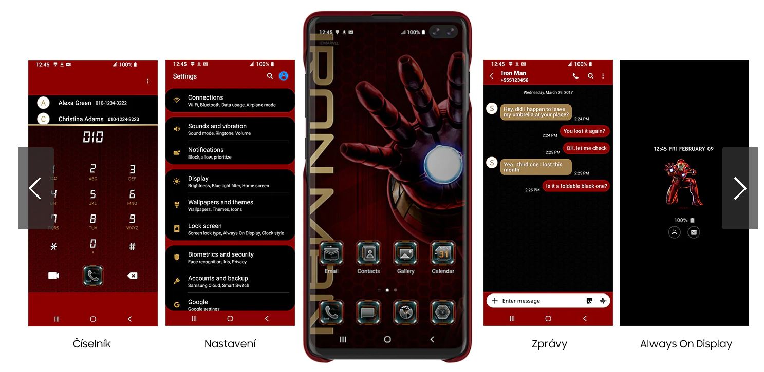 Hrdinové z komiksů Marvel na interaktivních krytech z edice Samsung Galaxy Friends