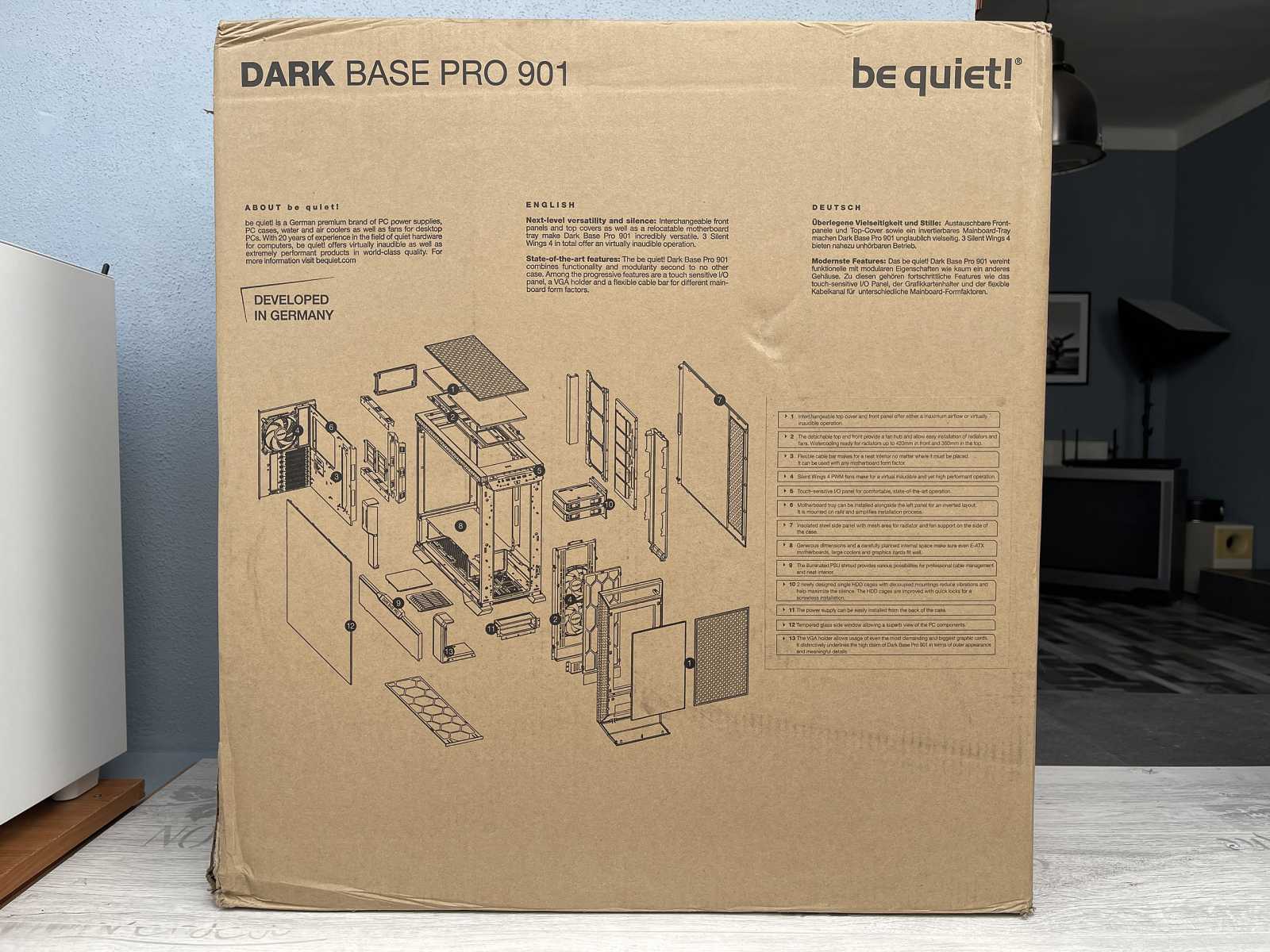 Test skříně be quiet! Dark Base Pro 901 – dosud nejtišší recenzovaná skříň