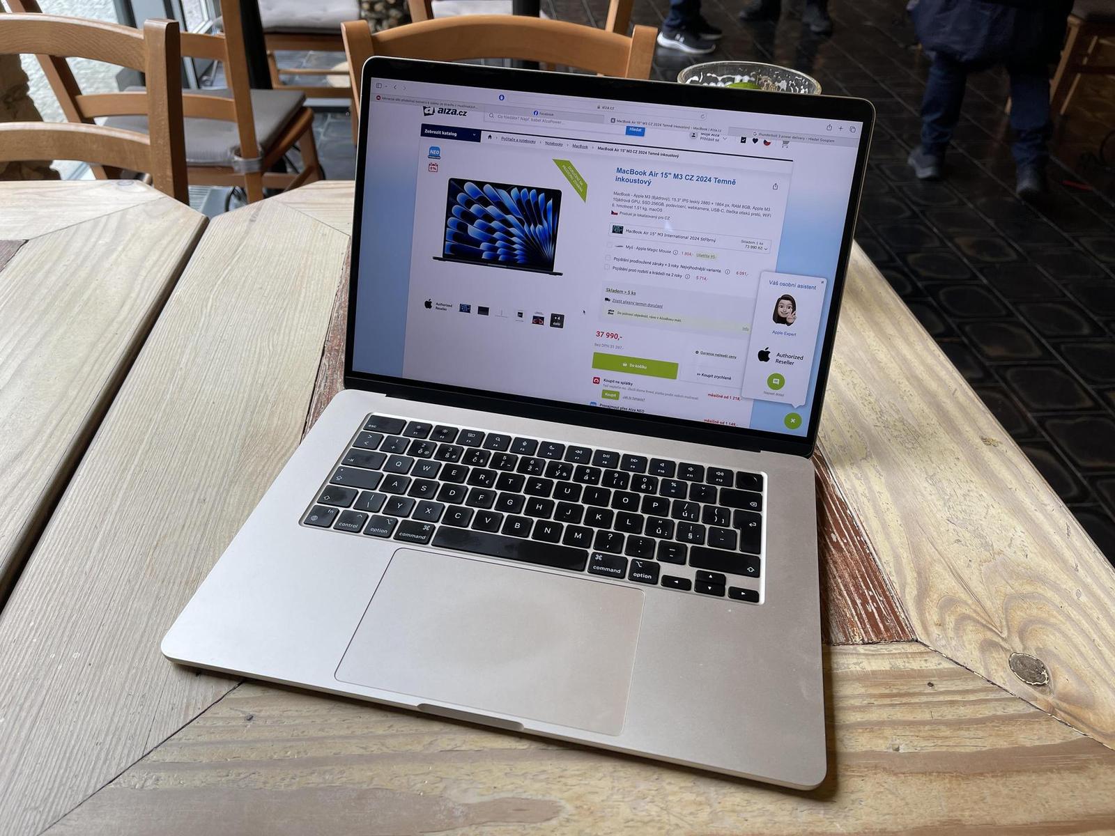 Zkušenosti s Macbook Air M3: lehký, praktický, každodenní