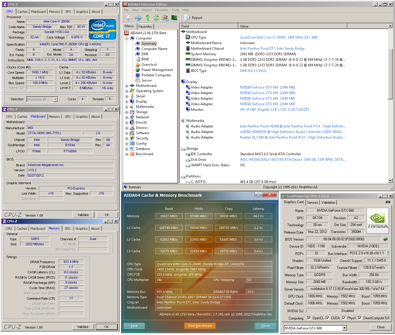  MSI Z77A-GD65 – čipset (Z77 Express) pro Ivy Bridge v akci