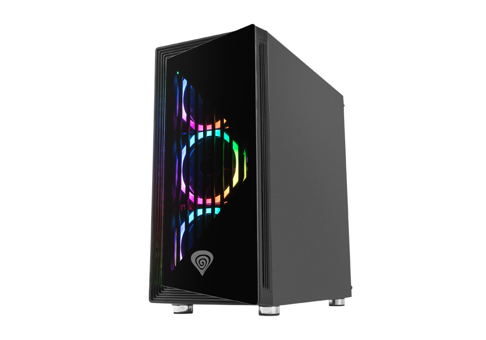 Genesis Irid 400 RGB: PC skříň s podsvícením a líbivým vzhledem