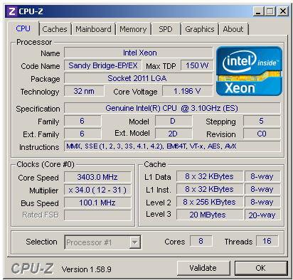 Exkluzivní test osmijádrového SNB-EP Xeon E5-2687W