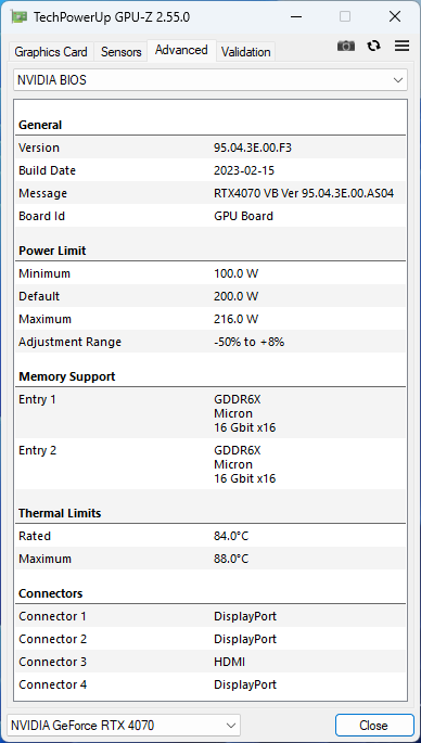 Asus TUF Gaming GF RTX 4070 12 GB GDDR6X OC Edition: Když není co zlepšovat
