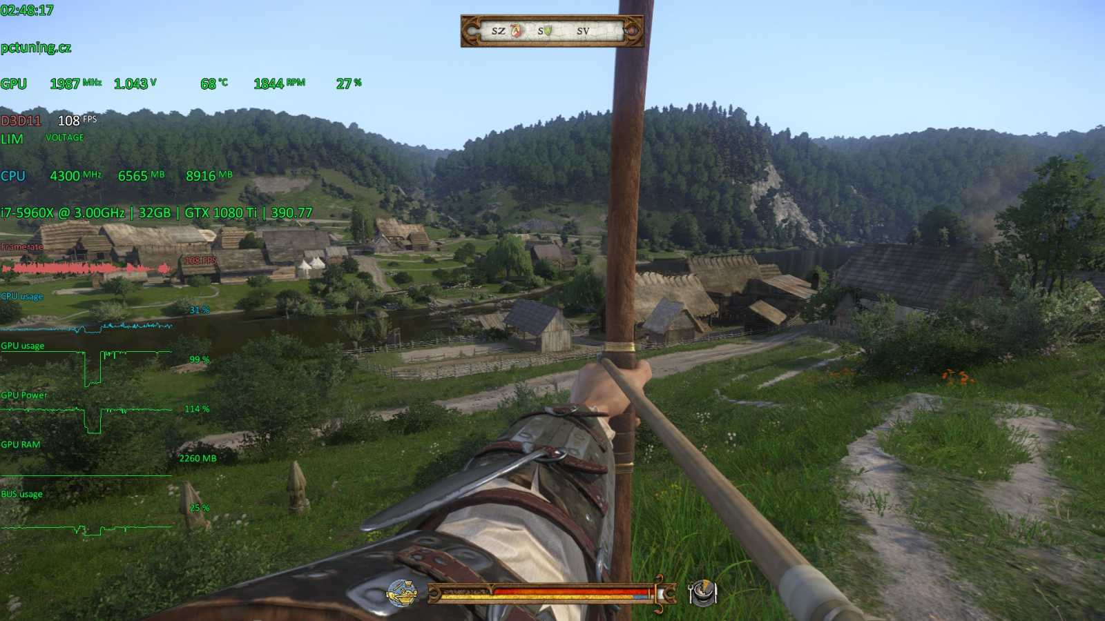 Kingdom Come: Deliverance: vliv nastavení na výkon