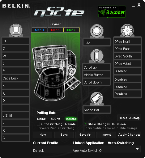 Belkin Nostromo n52te - hrdý nástupce