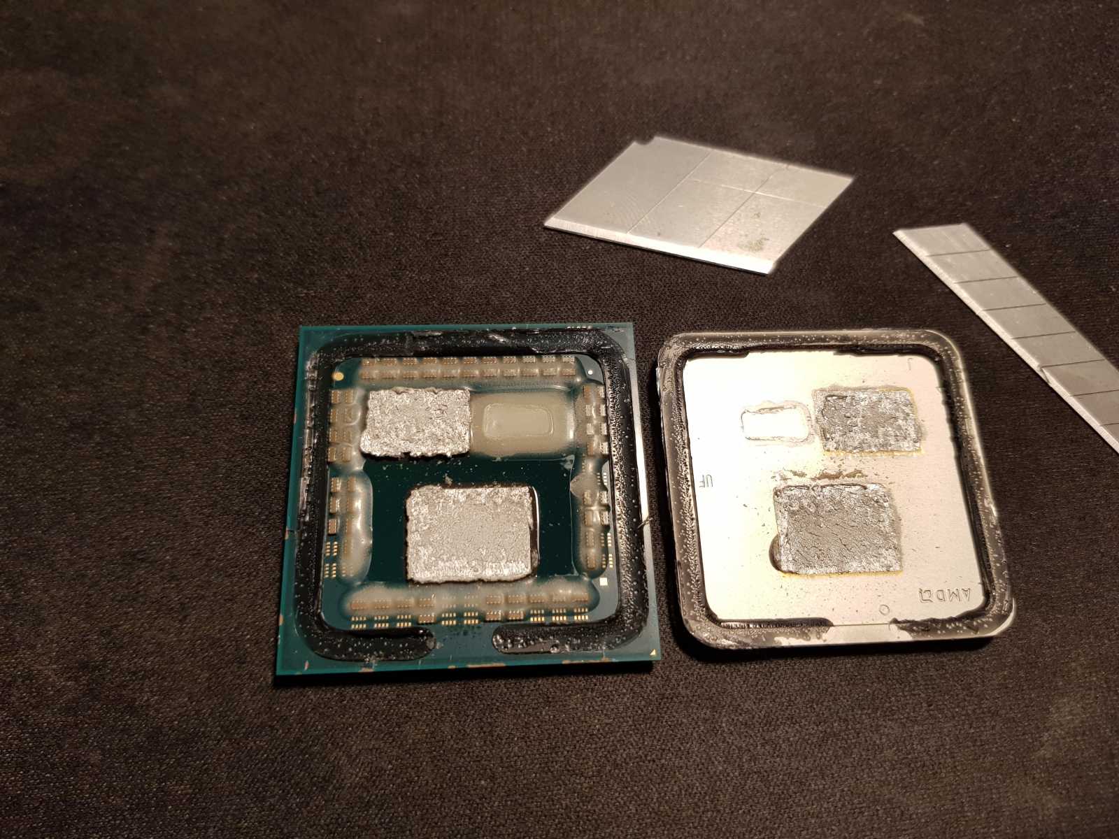 Delid Ryzen 7 5800X3D