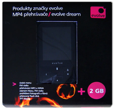 MP4 Player Evolve Dream: Filmy v kapse