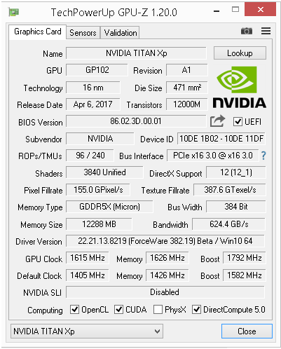 Nvidia Titan Xp ve 23 hrách a testech, včetně OC na vodě