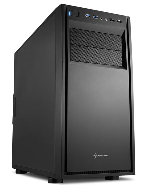 Sharkoon S28: nová midi-tower PC skříň s jednoduchým vzhledem a velkým prostorem pro grafické katy