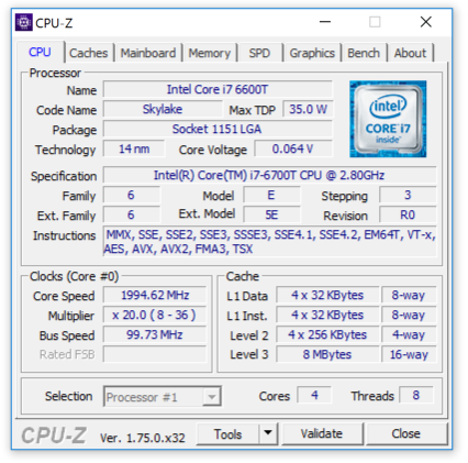 Core i7-6700T: Úsporný 35W Skylake v testu