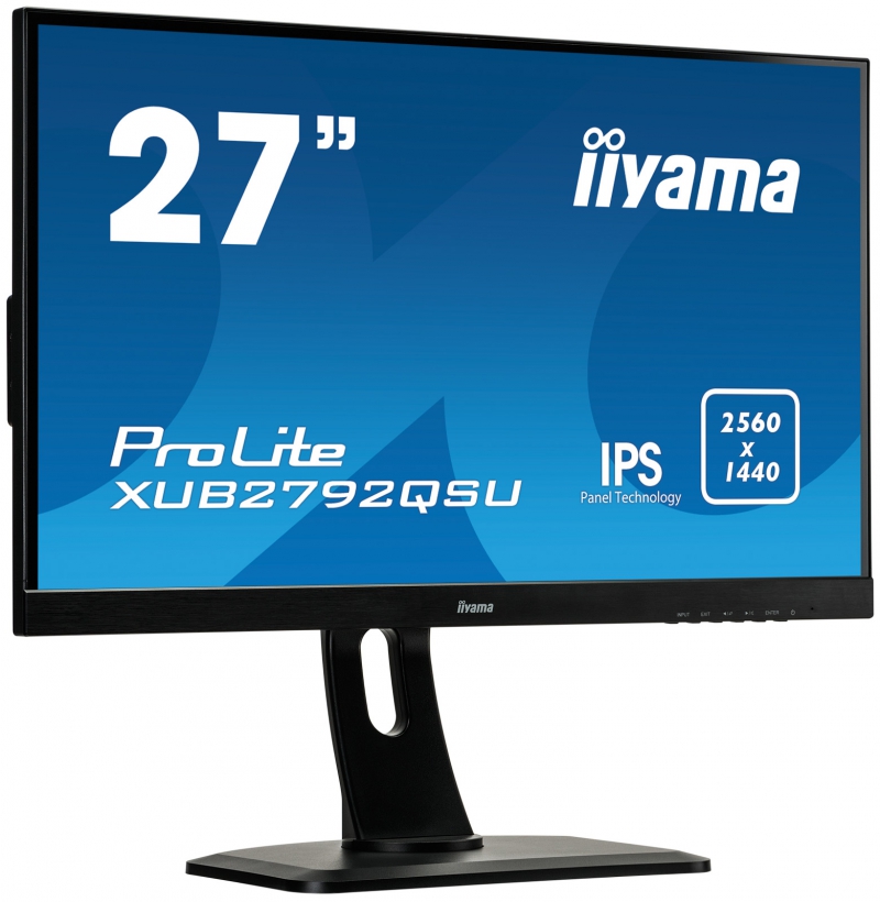 iyama ProLite XUB2792QSU-B1: IPS panel, QHD rozlišení a tenké rámečky