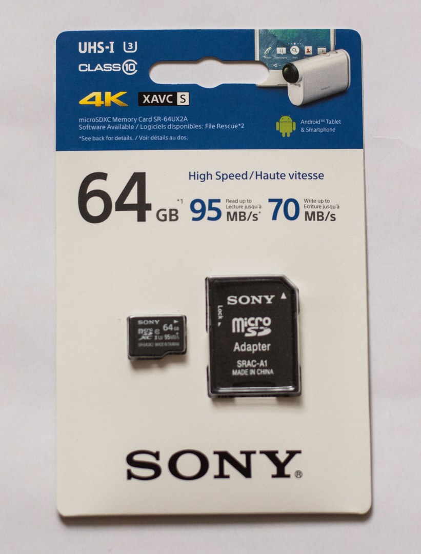 Test 64GB karet SD: 4× SDXC a 10× MicroSDXC 