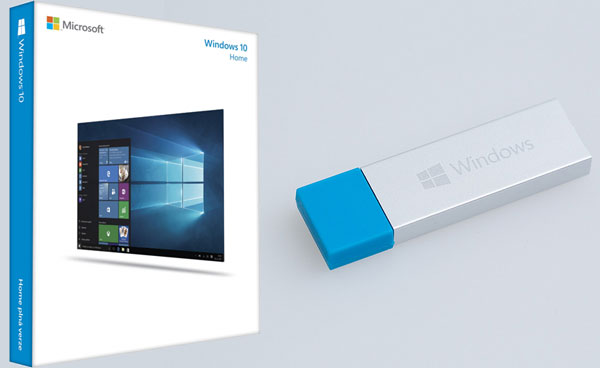 Operační systém Microsoft Windows 10 Home CZ 32bit/64bit USB Flash Drive