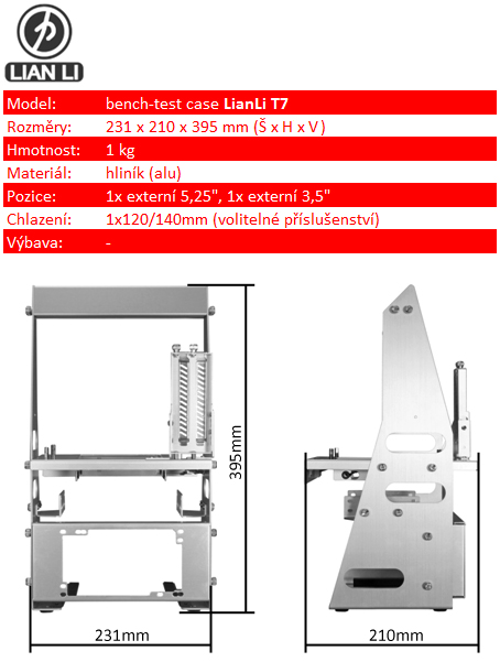 LianLi "TestBench series" - řešení pro overclockery 1/2