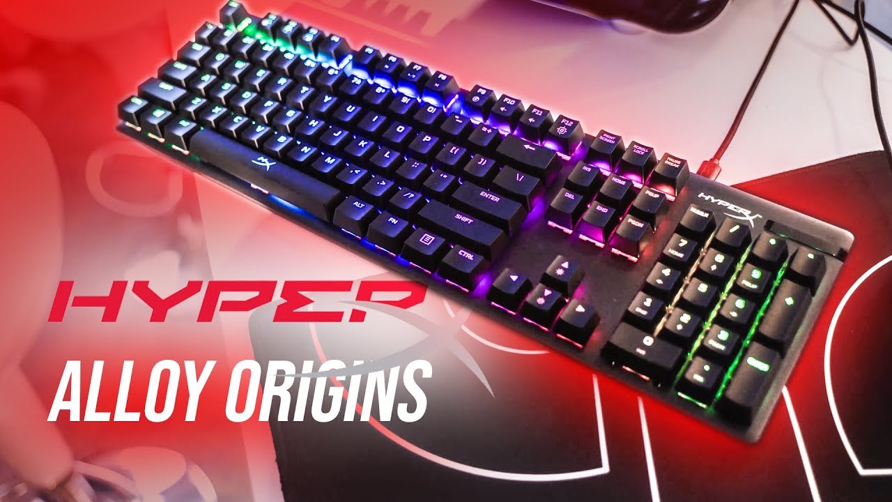 HyperX zahajuje prodej klávesnice Alloy Origins s vlastními spínači