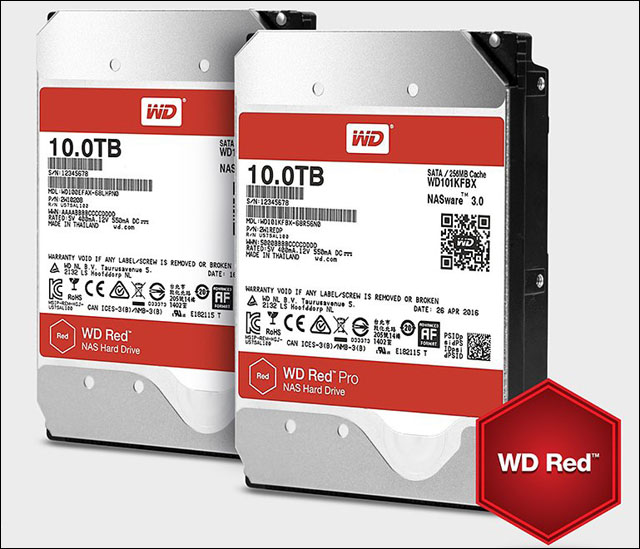 Nová HDD Western Digital Red a Red Pro přichází v kapacitě 10 TB