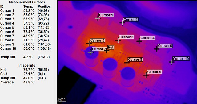 Test čtyř desek Intel Z77 včetně měření termokamerou II. díl  