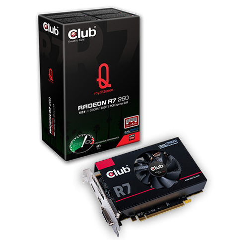 Club 3D vydá grafickou kartu Radeon R7 260 ve verzi royalQueen