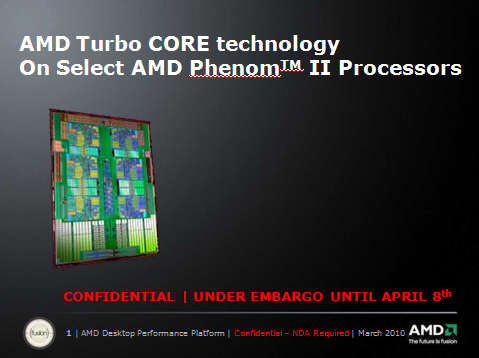 Technologie AMD Turbo Core se představuje!