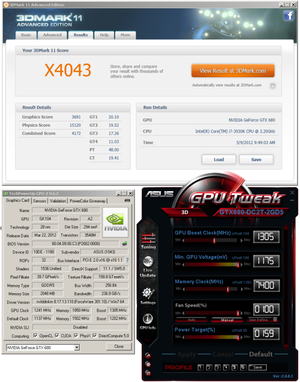 Duel: Asus Radeon HD 7970 vs. GeForce GTX 680 DC2T