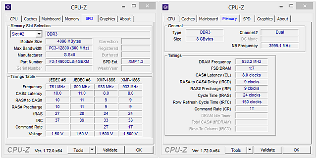 Duel DDR3 2× 4 GB: ADATA Premier vs. G.Skill RipjawsX