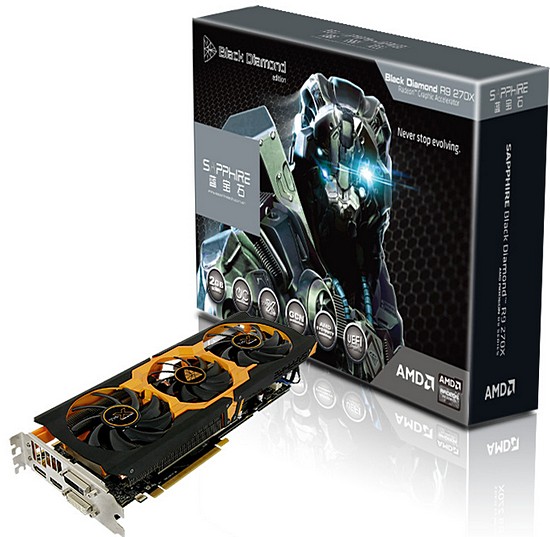 Sapphire představuje Radeon R9 270X Black Diamond Edition