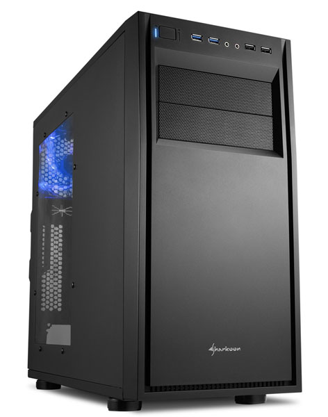 Sharkoon S28: nová midi-tower PC skříň s jednoduchým vzhledem a velkým prostorem pro grafické katy