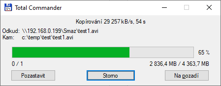 Stahování po Wi-Fi 6