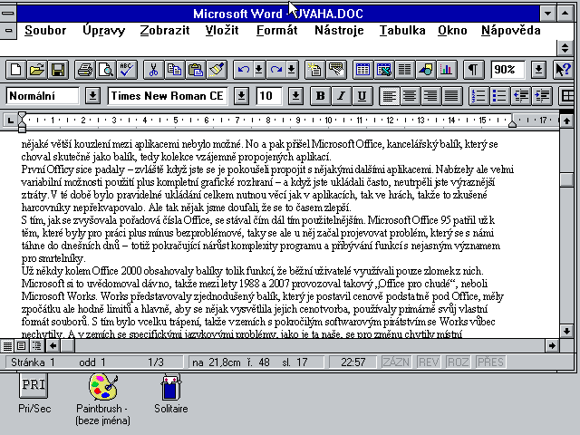 Microsoft Word 6.0 pro Windows 3.x