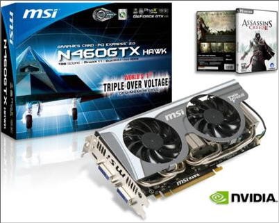 GeForce GTX 460 HAWK zalistována, přijde už následující týden?