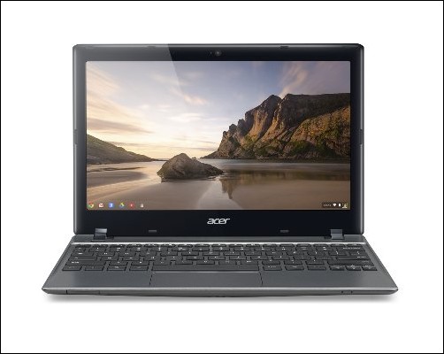 Acer vylepšil Chromebook C7: Více operační paměti, delší výdrž a vyšší cena