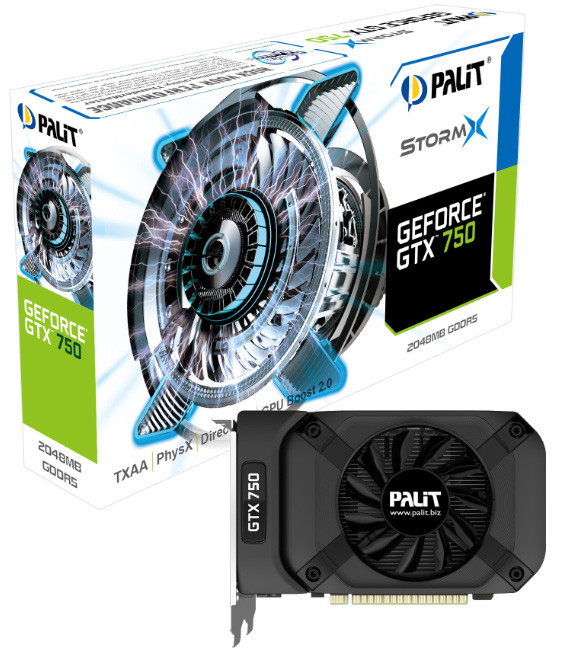 Palit oznámil vydání 2GB verze grafické karty GeForce GTX 750 StormX